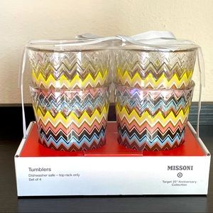 Missoni for Target - Set of 4 Tumblers